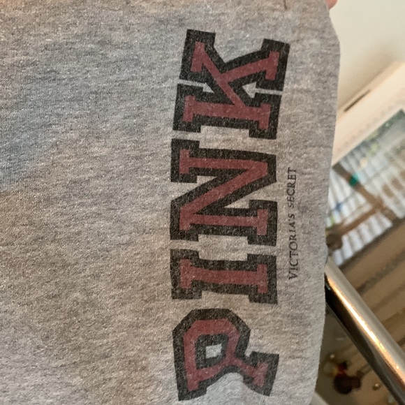 Vintage 2006 Victoria’s Secret pink Boston College zip up hoodie& sweatpants set - Picture 3 of 5